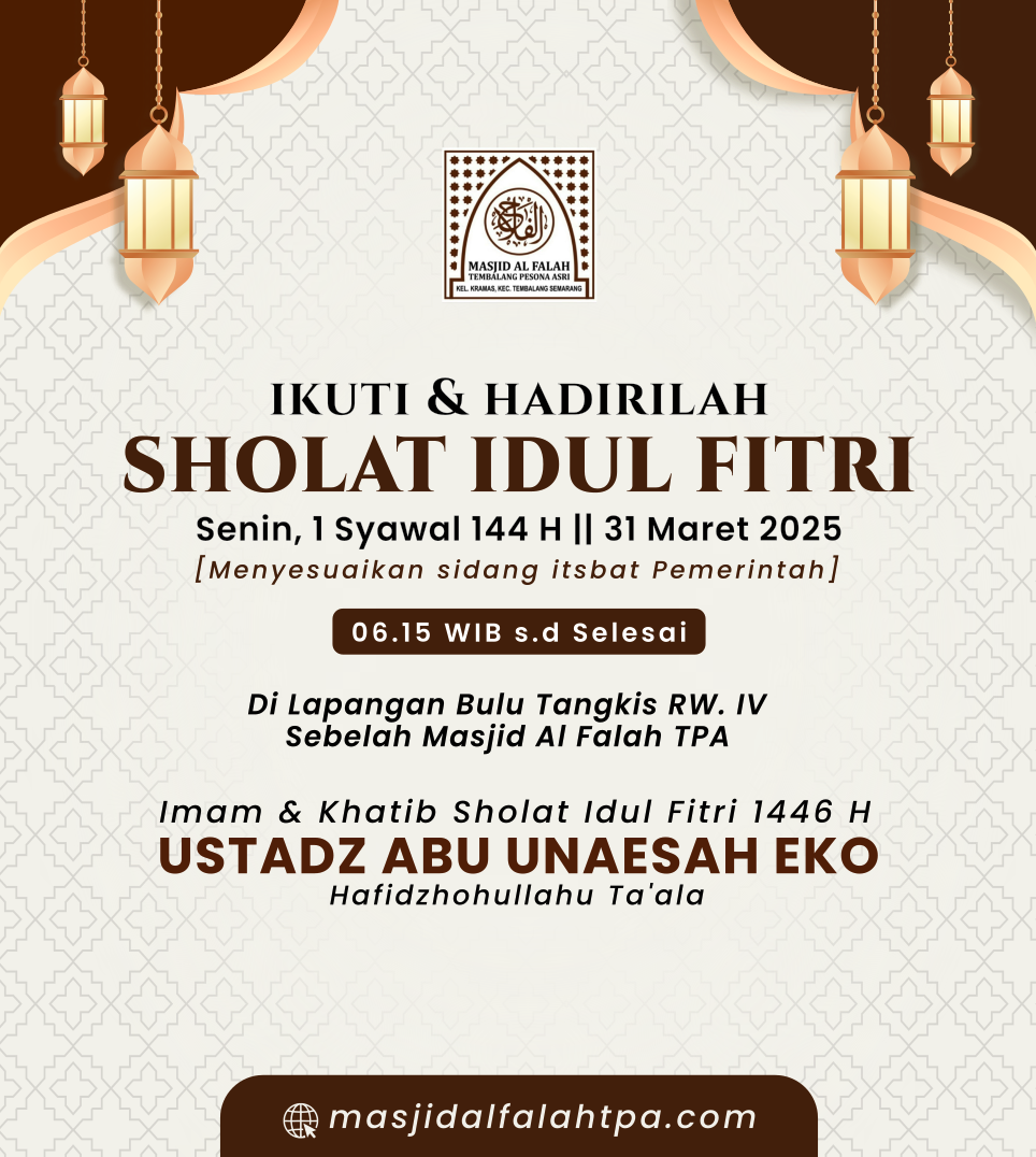 Sholat Idul Fitri  1446 H