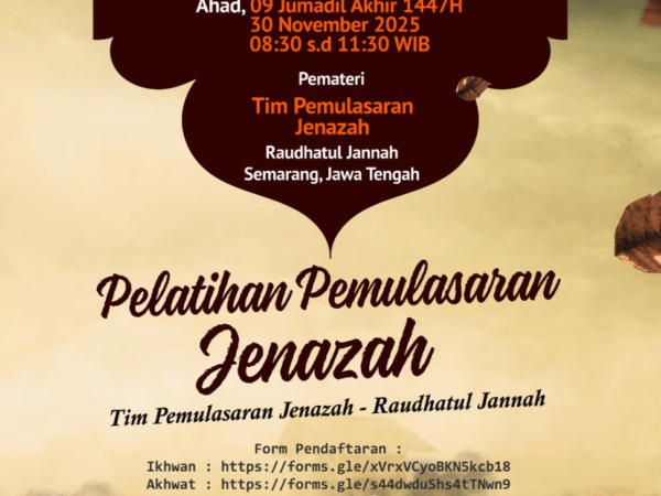 IKUTILAH…!PELATIHAN PEMULASARAN JENAZAH