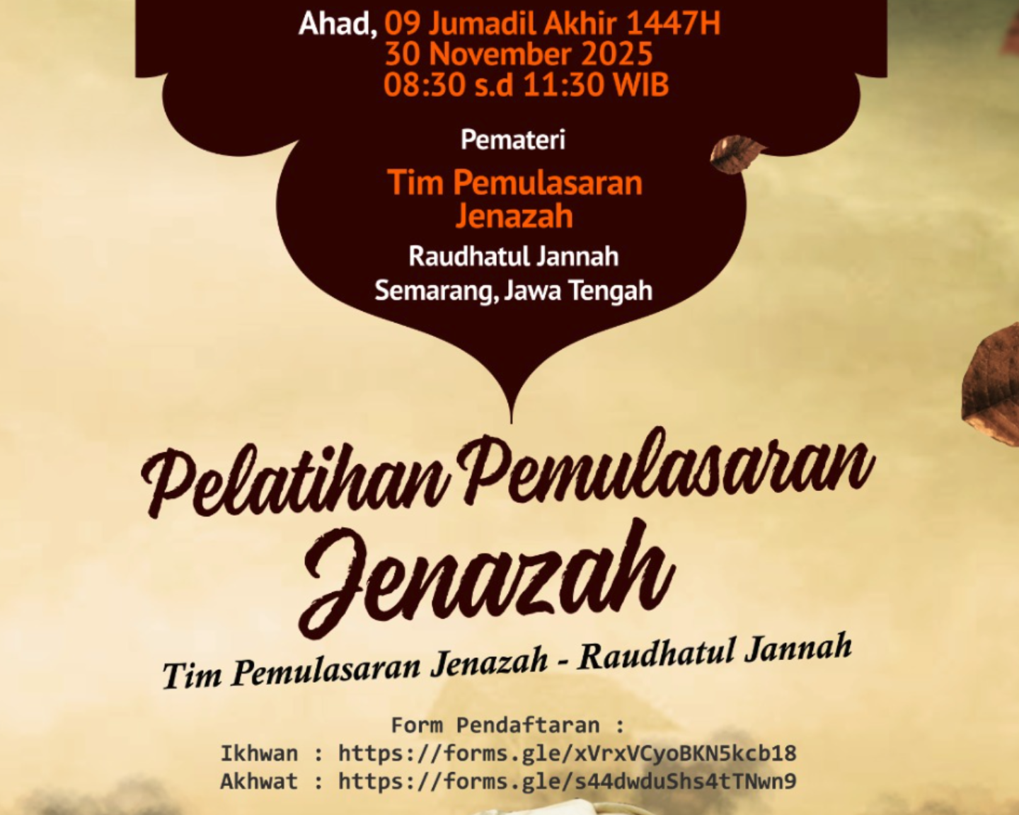 PELATIHAN PEMULASARAN JENAZAH